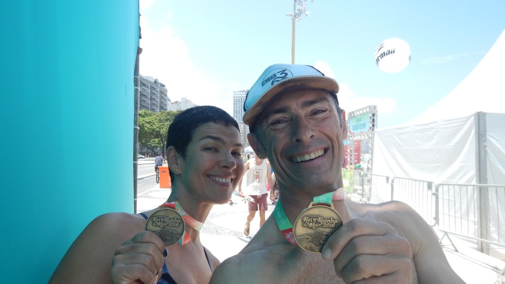 Medalha 10k Natação no Mar no Rei e Rainha do Mar