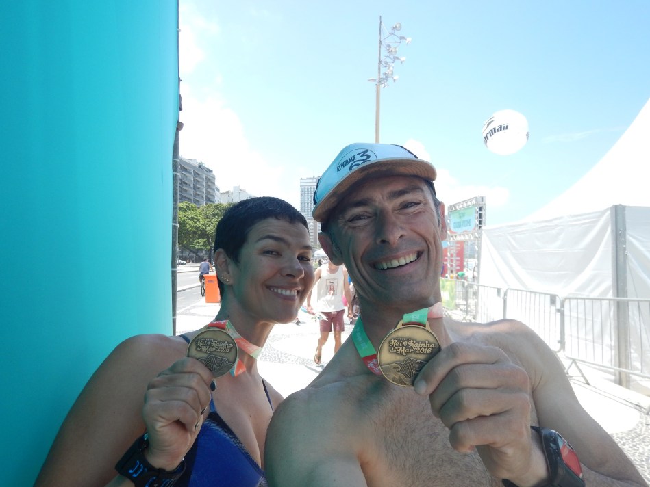 Medalha 10k Natação no Mar no Rei e Rainha do Mar