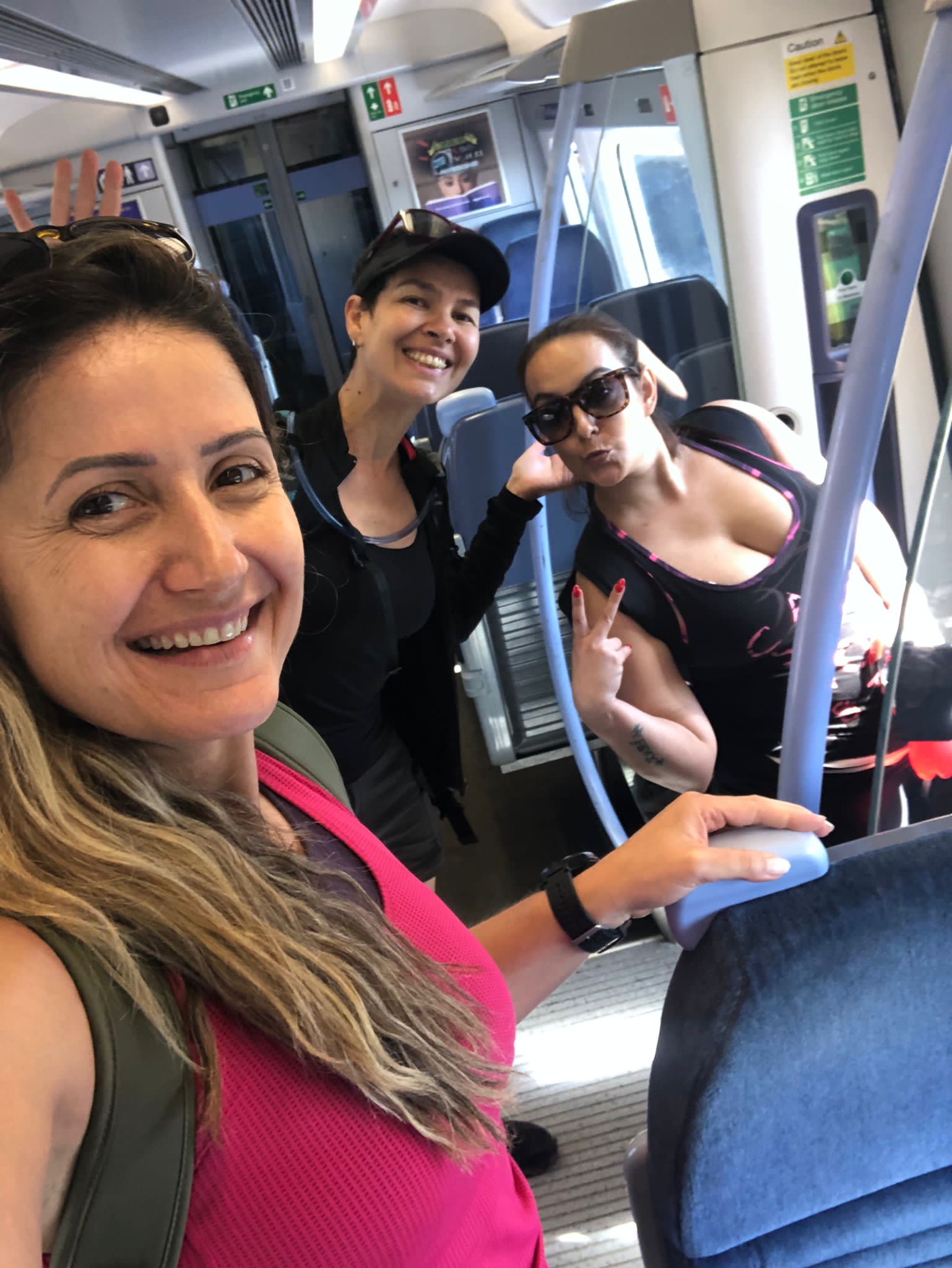 No trem doidas para sair e ver o que nos espera